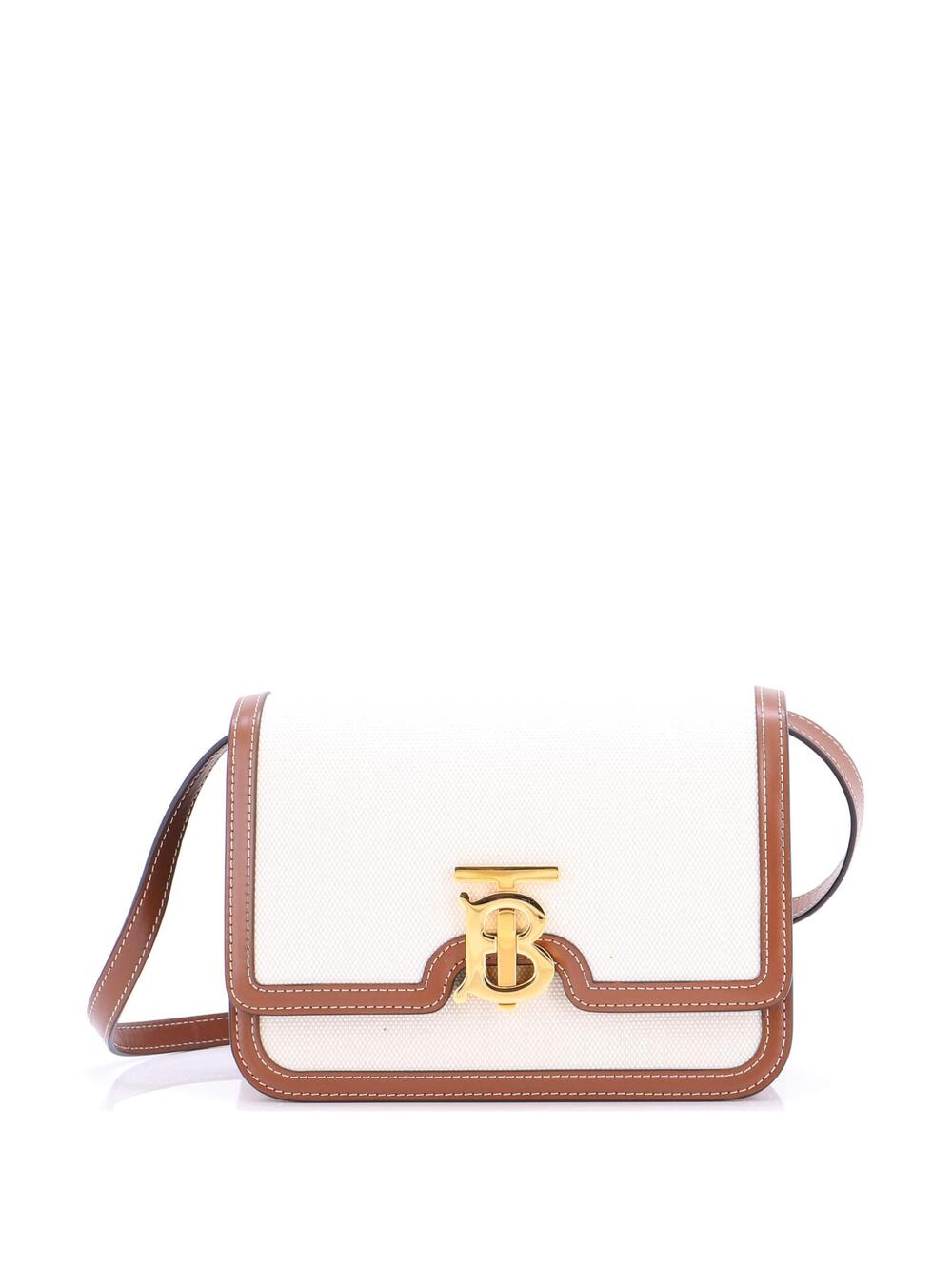 Burberry Tb Flap Bag Canvas Small #285745B88B